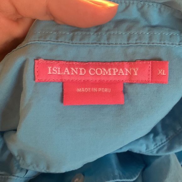 [Island Company] Blue Button Down Shirt - Size XL - Picture 6 of 6